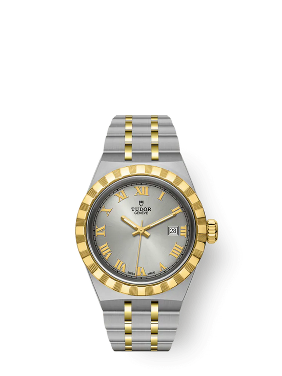Tudor Replica Watch Royal, Stainless Steel and 18k Yellow Gold, 28mm, M28303-0001