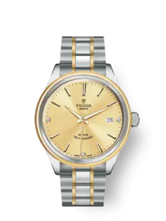 Tudor Replica Watch Style, Stainless Steel and Yellow Gold with Diamond-set, 38mm, M12503-0004